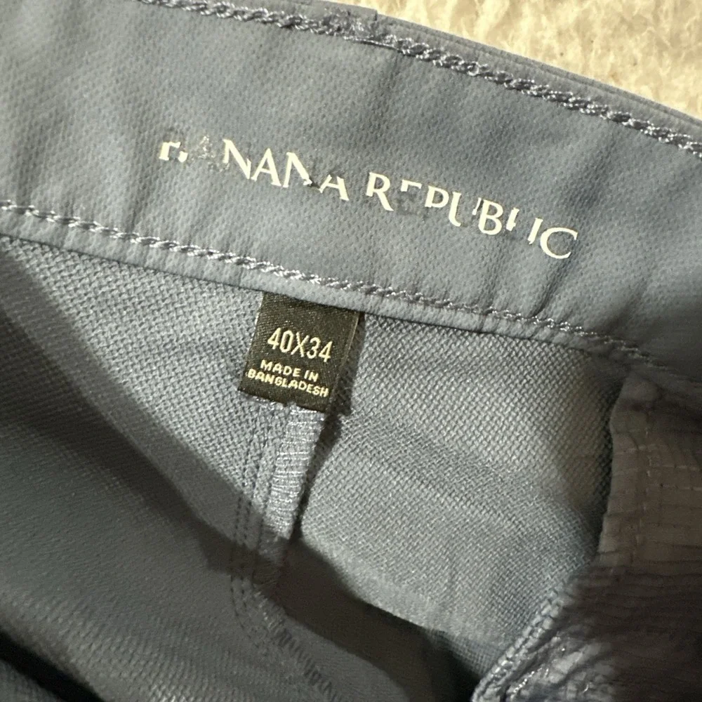 Banana Republic Men's Golf‎ Pants Size 40 Light Blue Flat Front